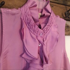J. Crew Lilac Sleeveless Blouse